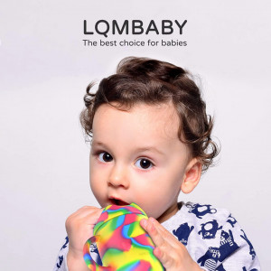 Set de 4 cani pentru copii LQMBABY, silicon, multicolor, 237 ml