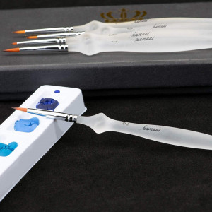 Set de 5 pensoane profesionale Fuumuui, transparent/argintiu