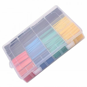 Set de 530 tuburi termocontractante DAFROH, multicolor, poliolefina