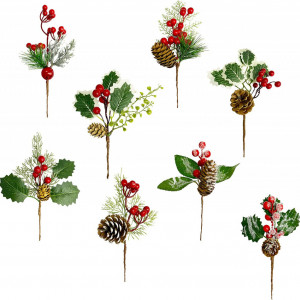 Set de 8 plante artificiale YQBFB, poliuretan, multicolor