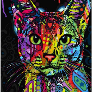 Set de pictura cu diamante Sealeffort, panza/rasina, multicolor, 30 x 40 cm