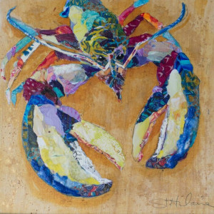 Tablou „Homar tropical”, multicolor, 45 x 45 cm