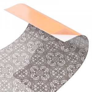 Tapet Artigoran, PVC, gri, 60 x 400 cm