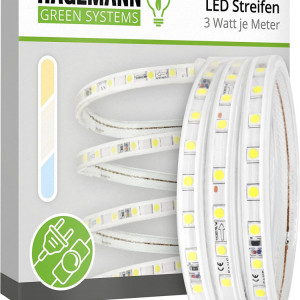 Banda LED Hageman, alb rece, 9 m