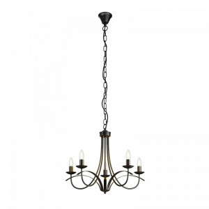 Candelabru Amonja, metal, maro, 58 x 150 cm