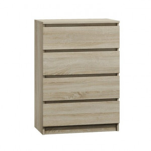 Comodă Goetz cu 4 sertare, stejar sonoma, 95.5cm H x 70cm W x 40cm D