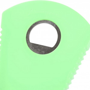 Deschizator de sticle/conserve, ABS, verde,