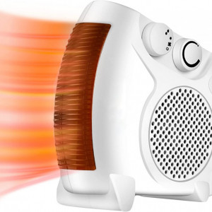 Incalzitor ventilator Sousnous, PP, alb, 2000 W, 24,5 X 12 X 25 cm