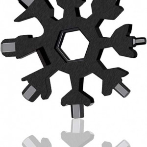 Instrument multifunctional pentru bricolaj 18 in 1 Shengruili, otel inoxidabil, negru, 6,5 x 6,5 cm