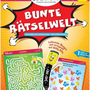 Joc educativ pentru copii de 3-6 ani Skillmatics, hartie, multicolor, 23,6 x 19 x 2,4 cm