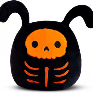 Jucarie de plush LJINPIN, negru/portocaliu, 28 x 28 cm