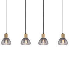 Lustra tip pendul Jay, metal/sticla, 80 x 120 x 11 cm