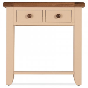Masa tip consola Sommerallee, MDF/lemn masiv, 80 x 79 x 35 cm
