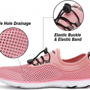 Pantofi sport pentru femei SAGUARO, plasa/EVA/TPR, roz, 45