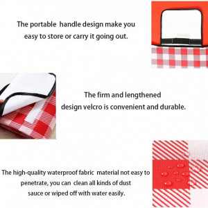 Patura pentru picnic Smilbaley, PVC, roz/alb, 150 x 200 cm