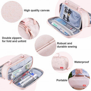 Penar Qoosea, panza Oxford, roz, 24,1 x 8,1 x 10,9 cm