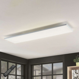 Plafoniera Blaan, LED, plastic/metal, alb, 119,5 x 29,5 cm