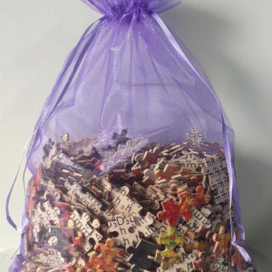 Puzzle cu 500 de piese Kunyuancb, gradina, multicolor, hartie, 52 x 38 cm
