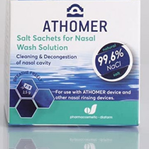 Set 50 pliculete de sare pentru dus nazal Athomer, 2,5 g