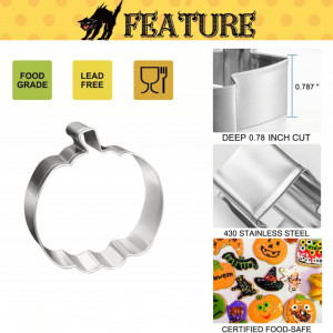 Set 9 forme pentru prajituri FAHIYAKU, otel inoxidabil, argintiu