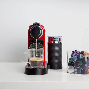 Set de 2 cani de cafea Verre Collection, sticla, transparent, 310 ml