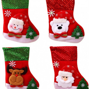 Set de 4 ciorapi Hilloly, textil, multicolor, 19 x 25 x 15 cm