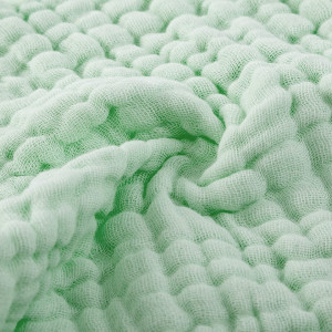 Set de 5 prosoape de fata pentru bebelusi Minimoto, bumbac, verde, 280 x 280 mm