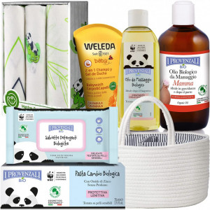 Set de geanta cu paturita si produse pentru ingrijirea bebelusului No Plan B, multicolor