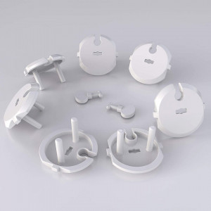 Set de incuietori de siguranta pentru copii MOKIU, ABS, alb, 23 piese