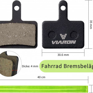 Set de placute de frana pentru biciclete Gingmeng, metal, 30,6 x 35 mm