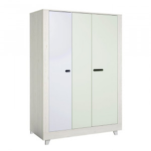 Sifonier Momo, PAL, bej/verde, 193 x 133 x 57,5 cm
