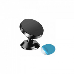 Suport auto universal pentru telefon YIWEVEN, plastic/silicon, negru