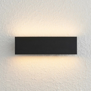 Aplica de perete Ignazia, LED, metal, negru, 28 x 8 x 4,5 cm