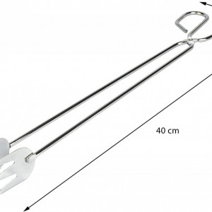 Cleste de bucatarie Genérico, otel inoxidabil, argintiu, 40 x 10 x 3 cm