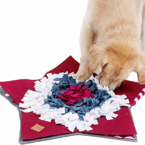 Covoras de joaca pentru caine PETTOM, tesatura, multicolor, 72 x 72 cm