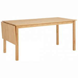 Masa extensibila Indra by Home Affaire, lemn masiv, natur, 120/160 x 80 x 75 cm