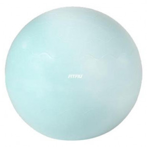 Minge Fitball-Pat, PVC, albastru
