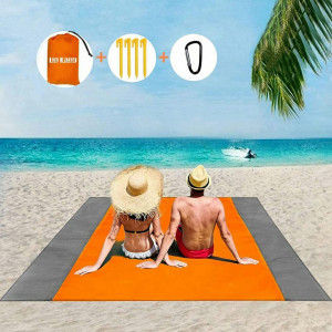 Patura pentru picnic, LIN KANG nailon, portocaliu, 210 x 200 cm
