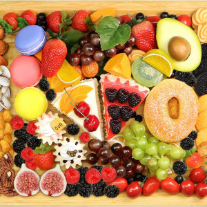Platou pentru picnic VaeFae, natur, bambus, 40,5 x 30,9 cm