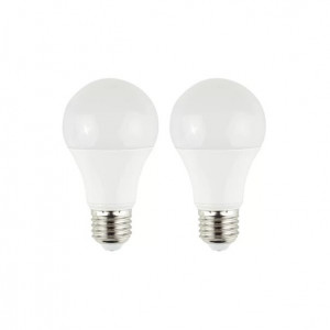 Set 2 becuri E27 LED GLS, 10 wați putere