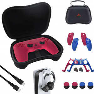 Set de 13 accesorii cu geanta de transport pentru Playstation 5 NexiGo,
