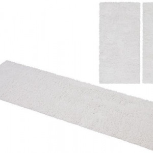 Set de 3 covoare pentru dormitor Viva Home Affaire, 2x70/140,1x70/250, alb