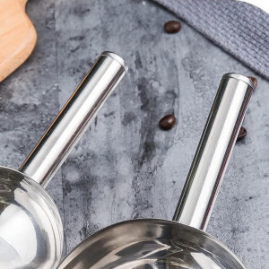 Set de 4 dozatoare de alimente JZK, otel inoxidabil, argintiu, 22 cm x 8 cm