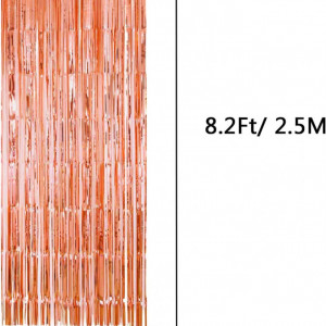 Set de 4 jaluzele ENTHUR, folie, rose, 1 x 2,5 m