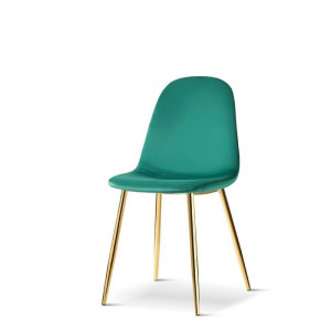Set de 4 scaune Gaviota, verde, 88 x 53 x 44 cm