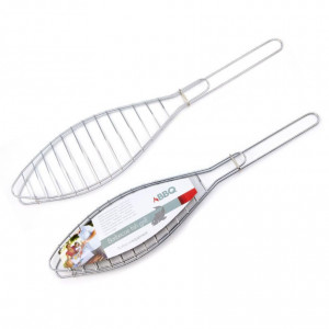 Set de 4 suporturi pentru peste Karll argintiu, 42 x 9.5 cm