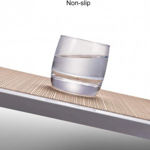 Set de 6 naproane Myir JUN, PVC, auriu, 30 x 45 cm
