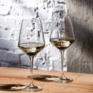 Set de 6 pahare pentru vin Krosno, transparent, sticla, 390 ml, 23 3 cm