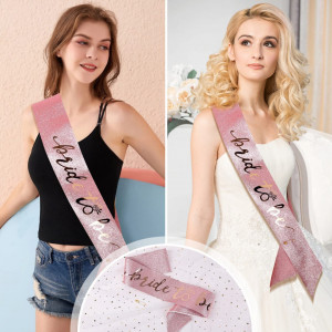 Set de accesorii pentru petrecerea burlacitelor Hongyans, alb/roz/rosu, nailon/plastic, hartie