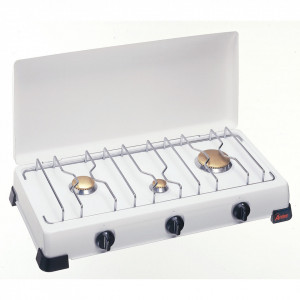 Aragaz Ardes AR9S03FG, alb, 3 arzatoare, 34 x 12 x 61,5 cm